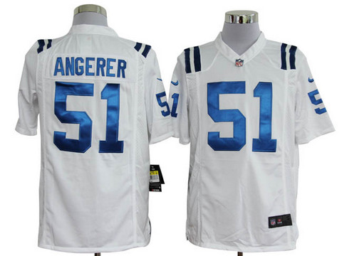 NFL White Game jerseys Indianapolis Colts 51 Pat Angerer